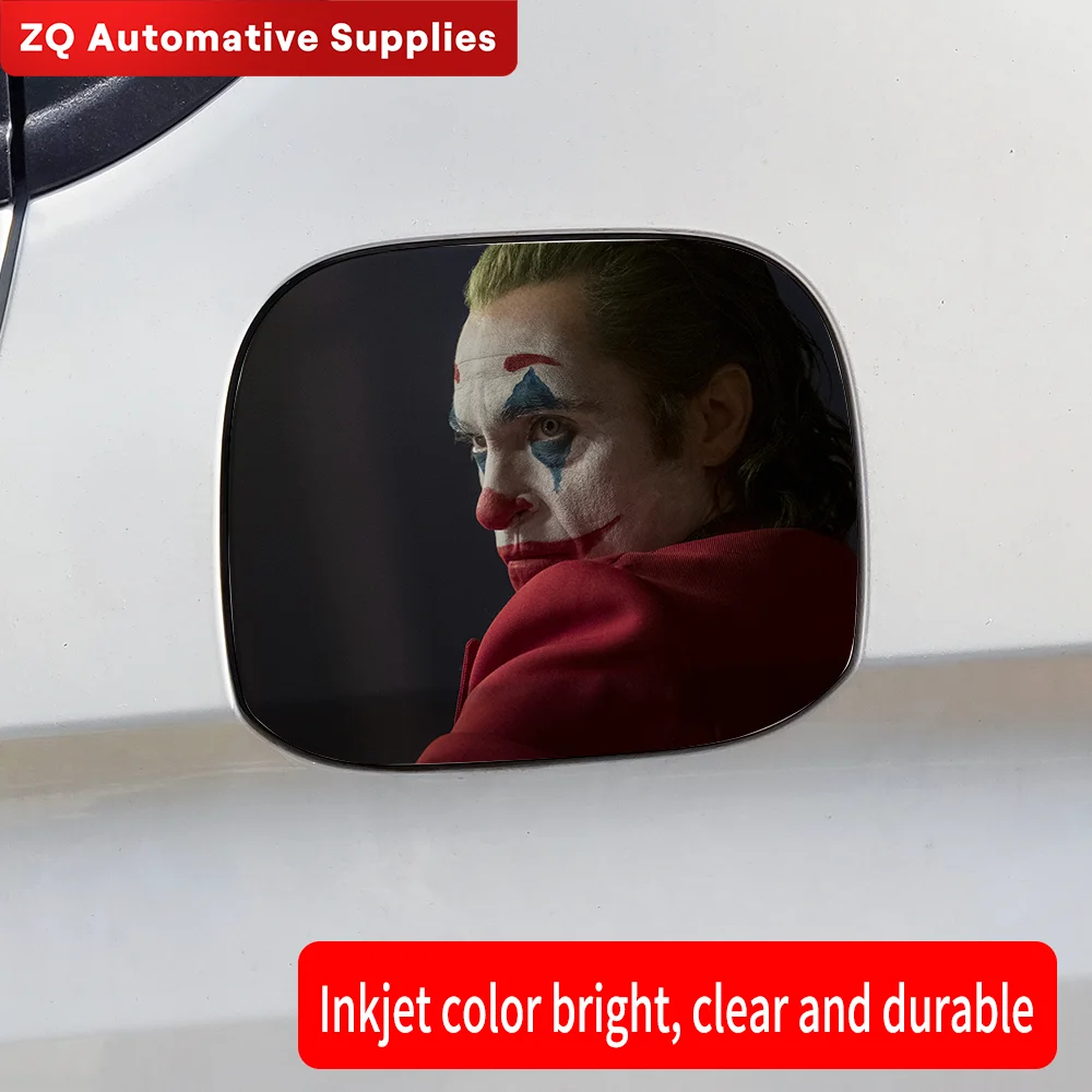 Joker Car Sticker Auto Refueling Cap Fuel Tank Cap Cover Waterproof Sunscreen Sticker Decoration Car Body Stickers Accessories