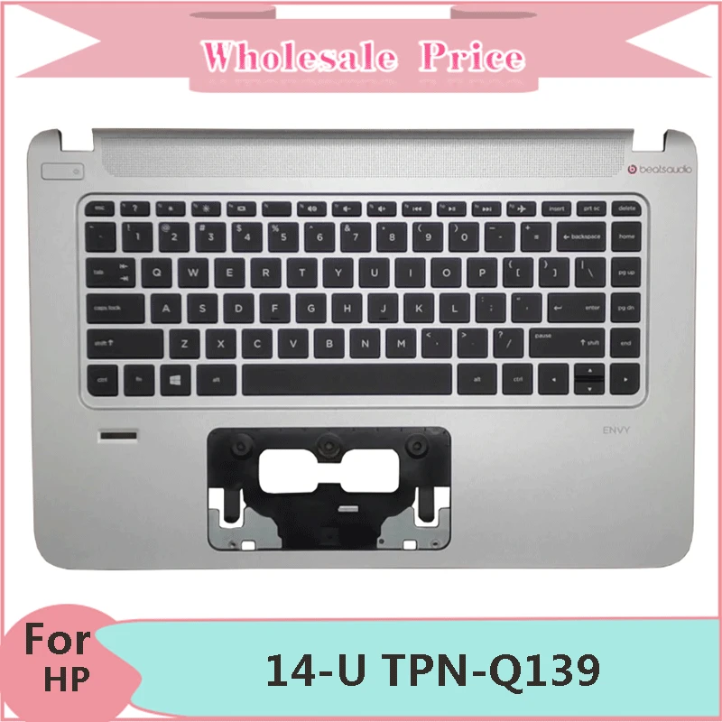 

New Original For HP ENVY 14-U TPN-Q139 Laptop Palmrest Case Keyboard US English Version Upper Cover