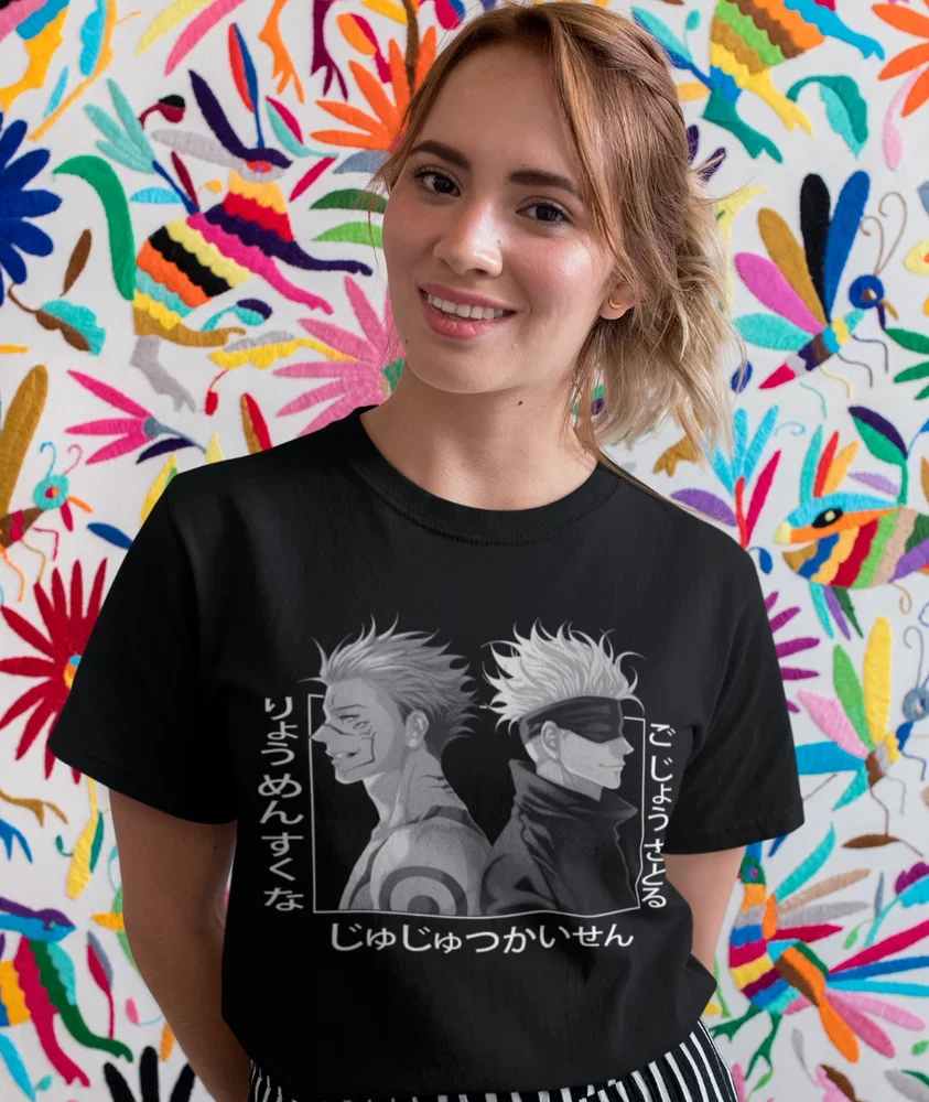 Satoru Gojo Vs Sukuna Yuji Itadori Jujutsu Kaisen Manga Anime new Unisex T-shirt