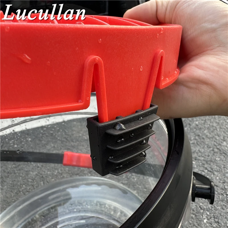 Lucullan Dirt Grit Lock Car Wash Bucket Insert With Flexible Rubber Tabs Self-adjusting Locking System