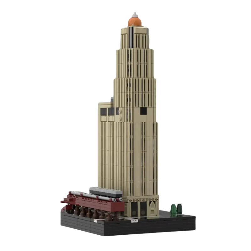 

Randolph Tower 1:650 scale skyscraper model 797pcs small particle MOC matching toy building blocks display creative holiday gift