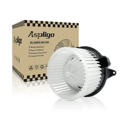 Aspligo Air Conditioner AC Heater Blower Motor With Fan Cage For 88986838 89019320 89023346 GM3126130 PM9201 OEM For HUMMER H2