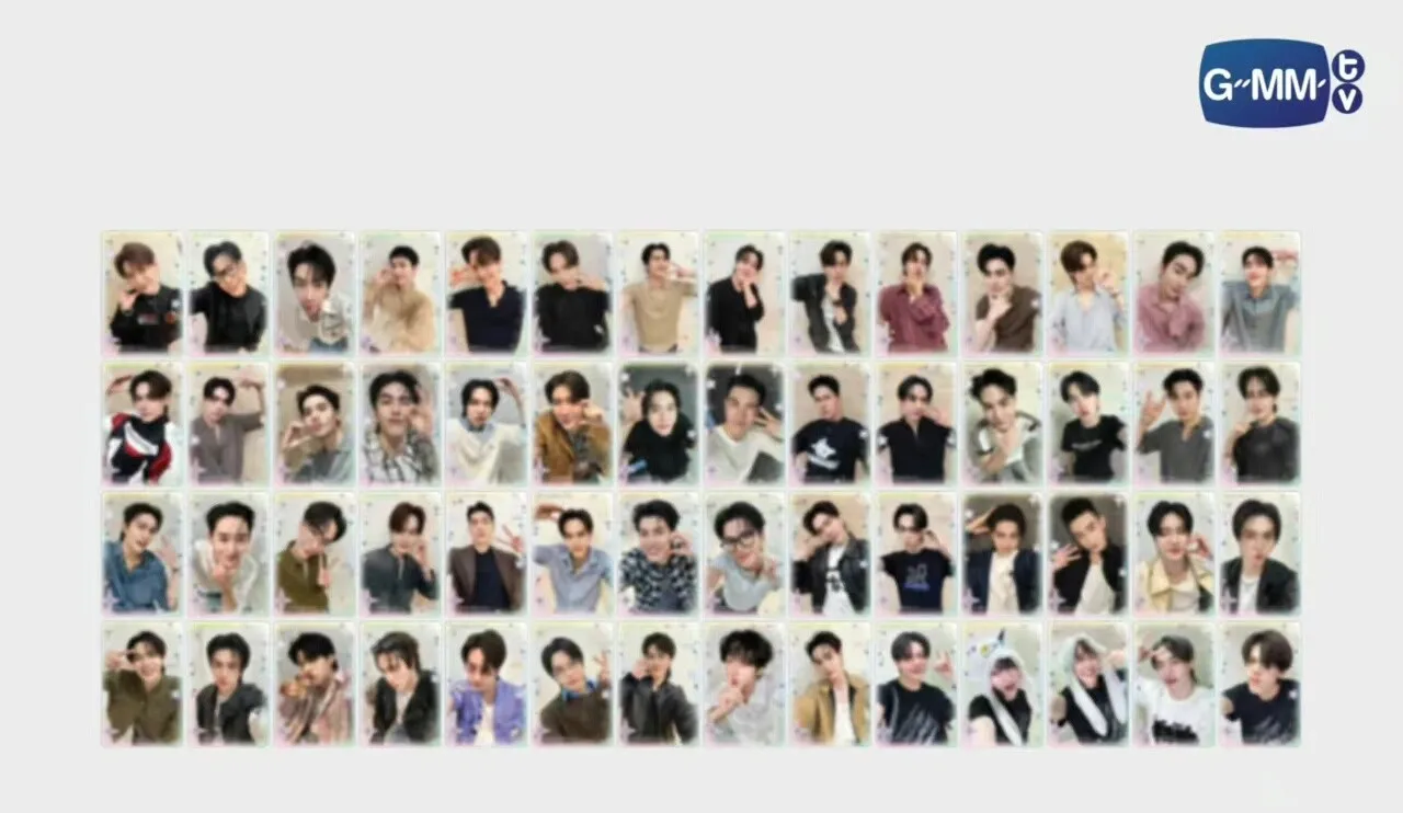 Official Gmmtv POP Up Store Pondphuwin Joongdunk Bounprem FirstKhaotung Jimmy Sea Junior Mark Boys Collectible Random Card