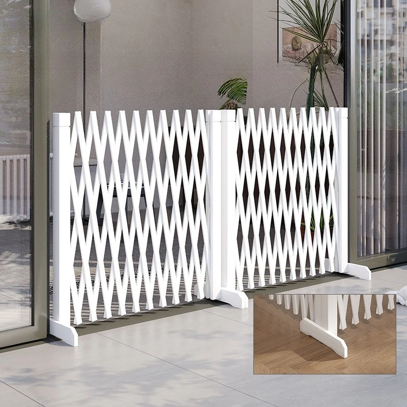 Забор для щенков домашних животных, выдвижной изоляционный деревянный забор для собак, сложенный в помещении, защита от тюрья, заборы для собак, аксессуары, изоляционная сетка для домашних животных и кошек