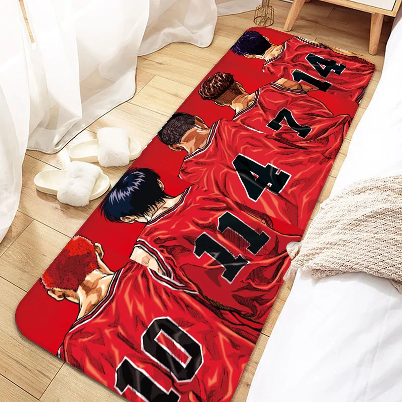 Anime Slam Dunk Door Mat Entrance Non-slip Doormat Washable Kitchen Carpet Living Room Hallway Rugs Bathroom Bath Door Mats