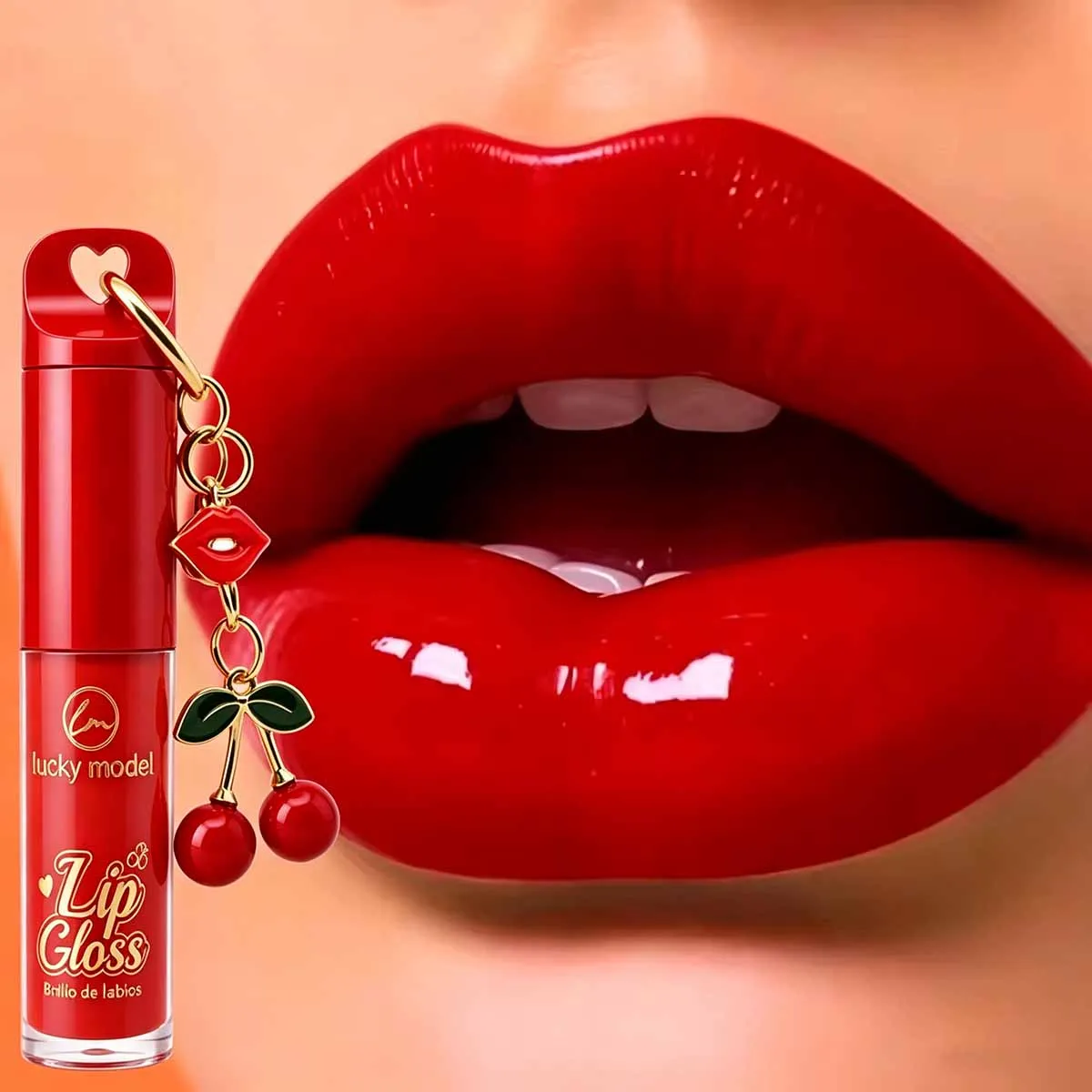Glass Shine Lip Glaze, Spiegelglanz-Lippenstift, wasserfest, langanhaltend, nicht abfärbend, aufpolsternd, Nude-Töne Lipgloss Halloween