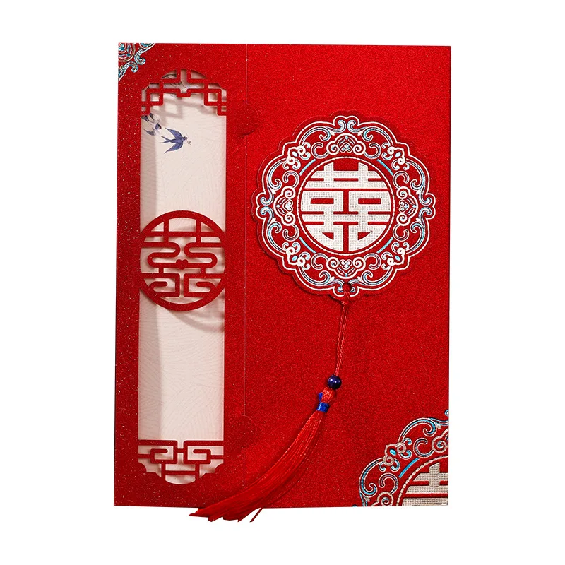 Customized.2025 Model Wedding Invitations and Announcements Wedding Invitation Advanced Hollow Invitation Card Marriage In