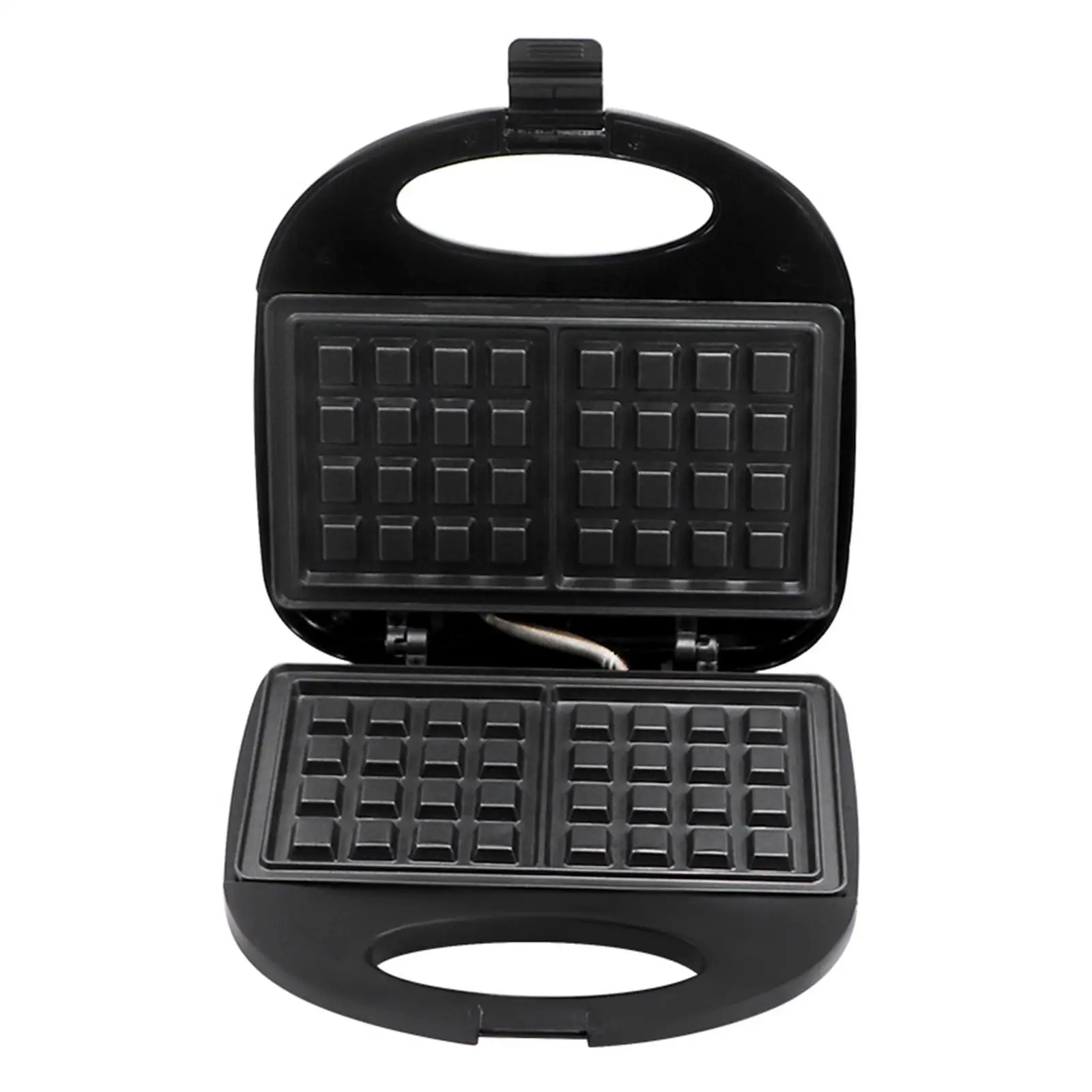 ماكينة صنع الوافل الكهربائية المنزلية سهلة التنظيف ماكينة صنع الساندوتشات للفطائر والإفطار وعجة بانيني