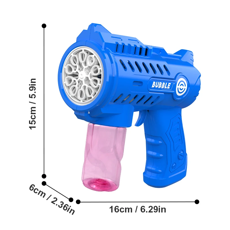 Space handheld bubble gun, children's outdoor bubble toy activity holiday gift party without battery bubble water