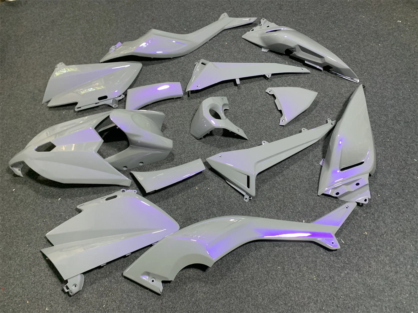 Motorcycle fairing fits TMAX530 2012 2013 2014 530 12 13 14 year fairing cement grey purple motorcycle housing