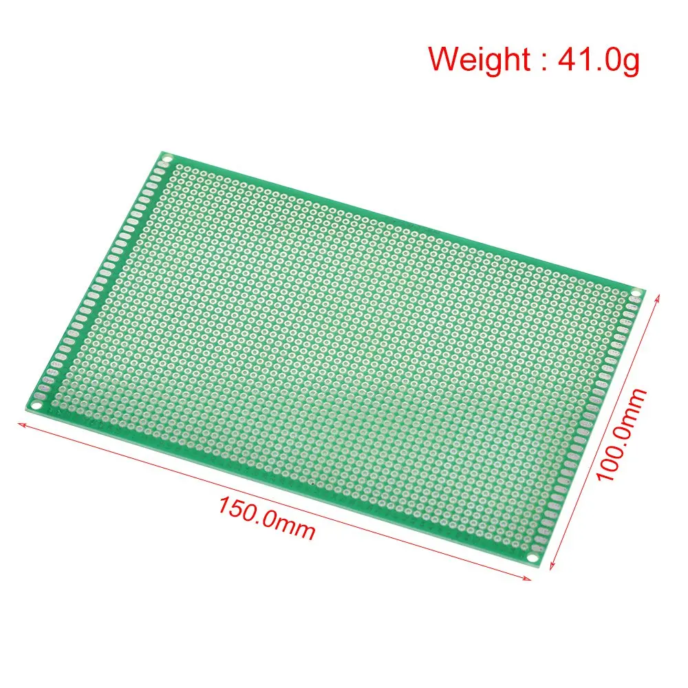 TZT 1pcs 10x15cm 100x150 mm Single Side Prototype PCB Universal Printed Circuit Board Protoboard For Arduino