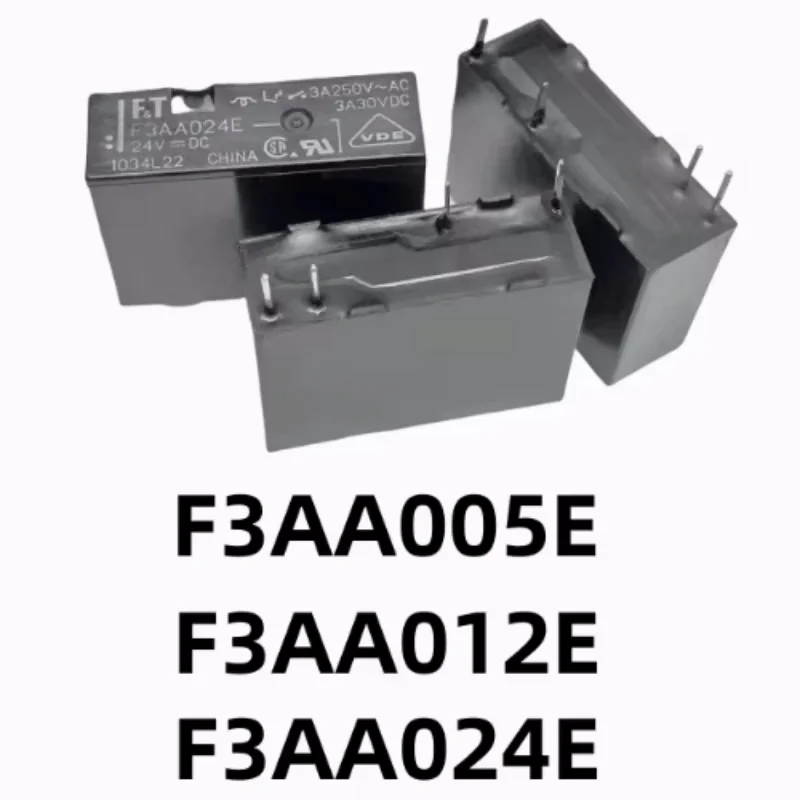 

Relay FA33005E FA33012E F3AA024E 5A 4 pin 5V 12V 24V
