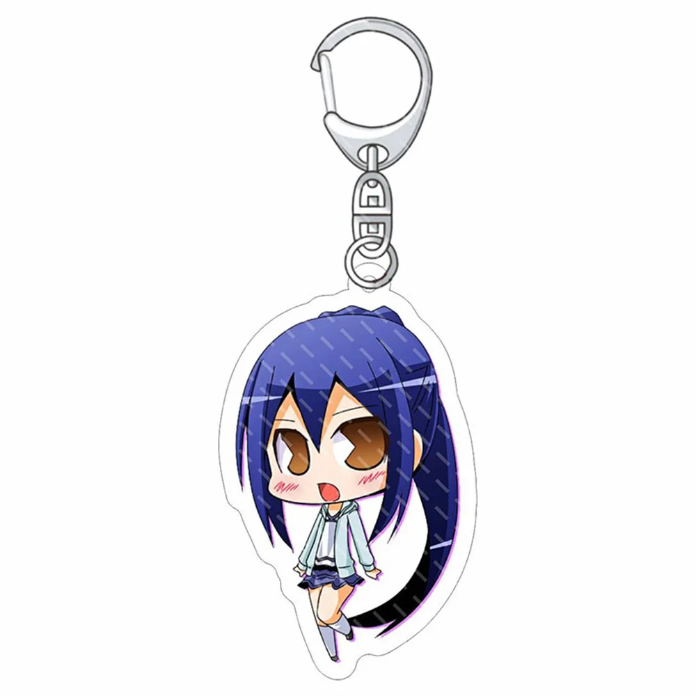 

Date A Live Anime Collection Cosplay Keychain Acrylic Figures Tokisaki Kurumi Yatogami Toka Himekawa Yoshino Keyring Friend Gift