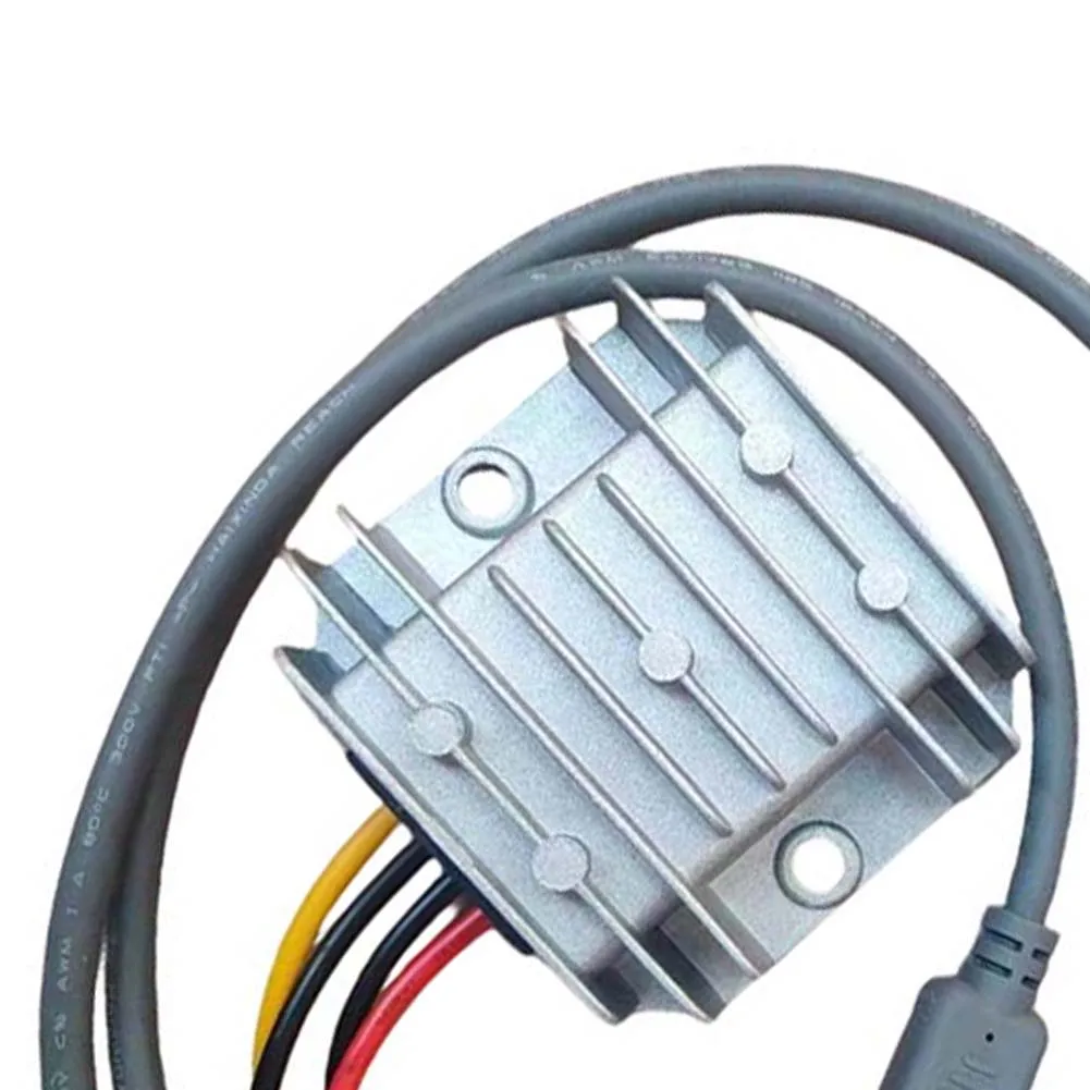 

For Trucks For RVs Gray 12V Boost Converter 12V To 30V Power Converter Overcurrent Protection Voltage Regulator