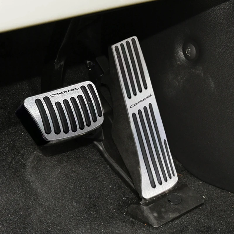 Für Kia Carnival Sedona KA4 2020 ~ 2025 Auto Gaspedal Bremspedal Rest Fuß Pedale Abdeckung Direkt Installieren Nicht-slip Matte Zubehör – Detail 9
