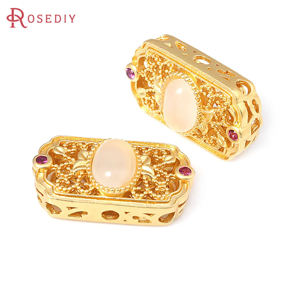 5PCS Matte Gold Color Special Colorful Vintage Style Nepalese Beads Bracelets Spacer Beads Jewelry Making Diy Accessories
