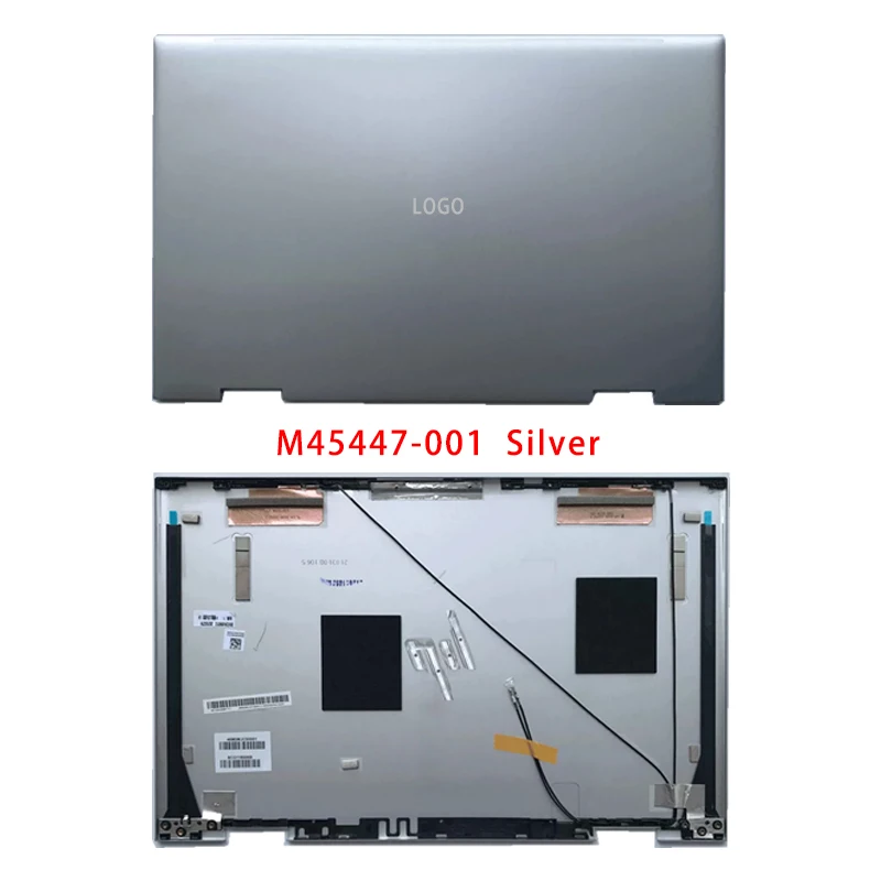 Imagem -02 - Laptop Lcd Tampa Traseira com Logotipo Acessórios para hp Inveja X360 15m-eu es 15-es Tpn-w149 150 Novo