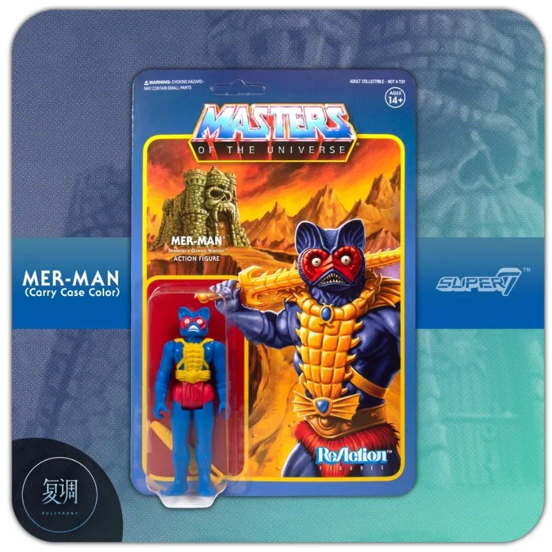 In Voorraad 3.75-inch Super7 He-man en De Meester van Het Universum ReAction Figures Speelgoed Model Collectible Gift pop Halloween Gift