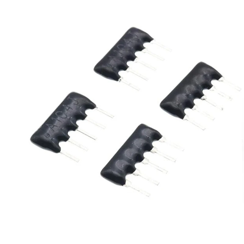 20pcs DIP exclusion Network Resistor array 5pin 220 330 470 510 560 1K 1.5K 2K 2.2K 3.3K 4.7K 5.1K 10K 20K 22K 47K 51K 100K ohm