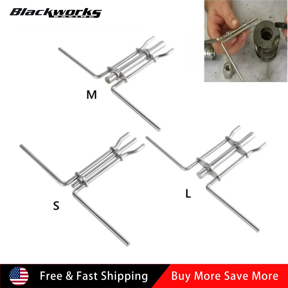 

S/M/L Hydraulic Cylinder Piston Rod Seal U-cup Installer Tool 3pcs Boost Controller Repair Tool Universal Auto Accessories