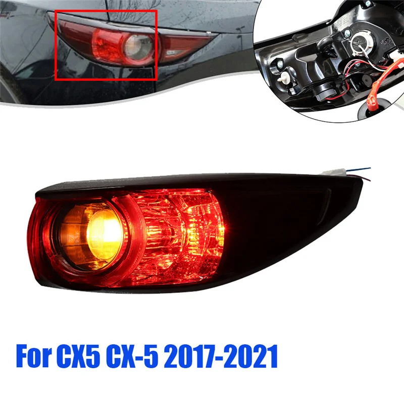 Right Rear Brake ELD Tail Light Assembly for Mazda CX5 CX-5 2017-2021 Driving Light Turn Signal Lamp Brake Stop Taillamp