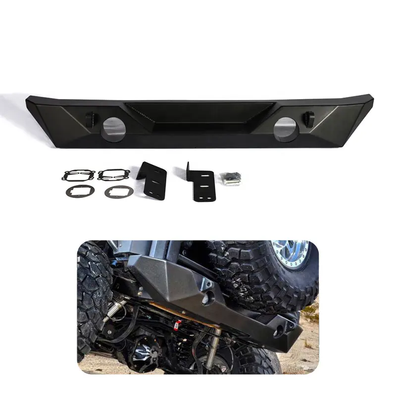 

XDS Best-selling Heavy Duty 4x4 Accessories Steel Off-road Textured Black Rear Bumper For Wrangler JK 2007-2017