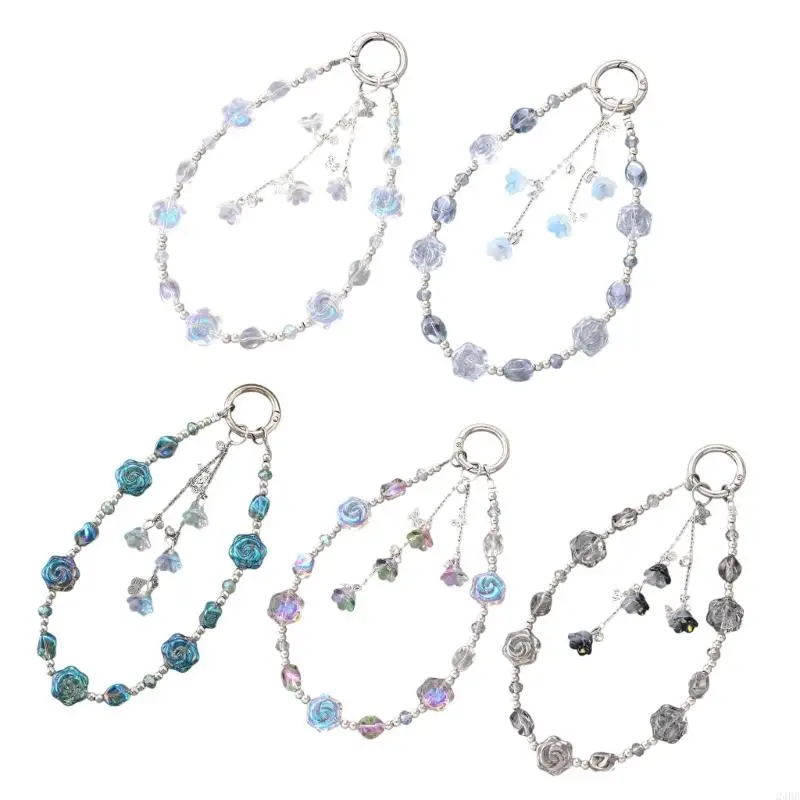 

Женский браслет Телефон Lanyard String Strongetting Beadered Phone Charm для модных любителей молодежного моды повседневная 24BB
