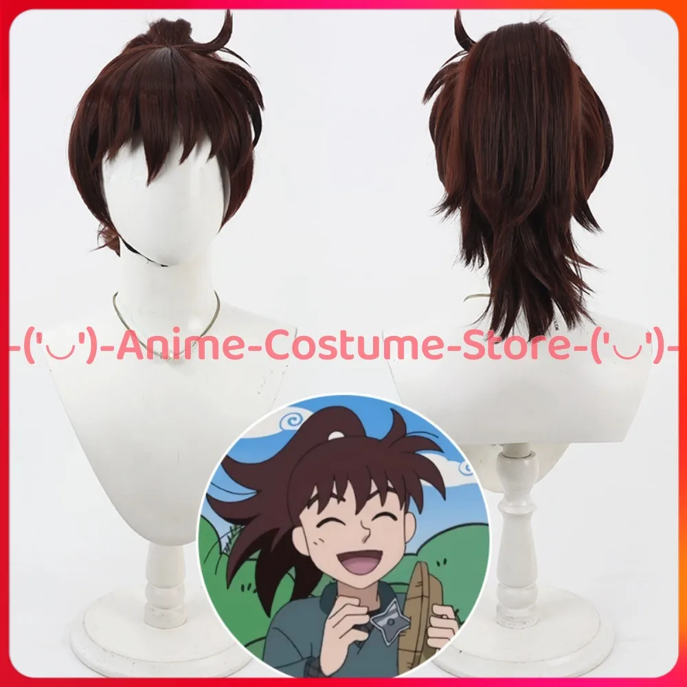 

Nintama Rantarou Doi Hansuke, высокий хвост, парик для косплея, персонаж аниме, карнавальный костюм для вечеринки, парики, термостойкие синтетические волосы