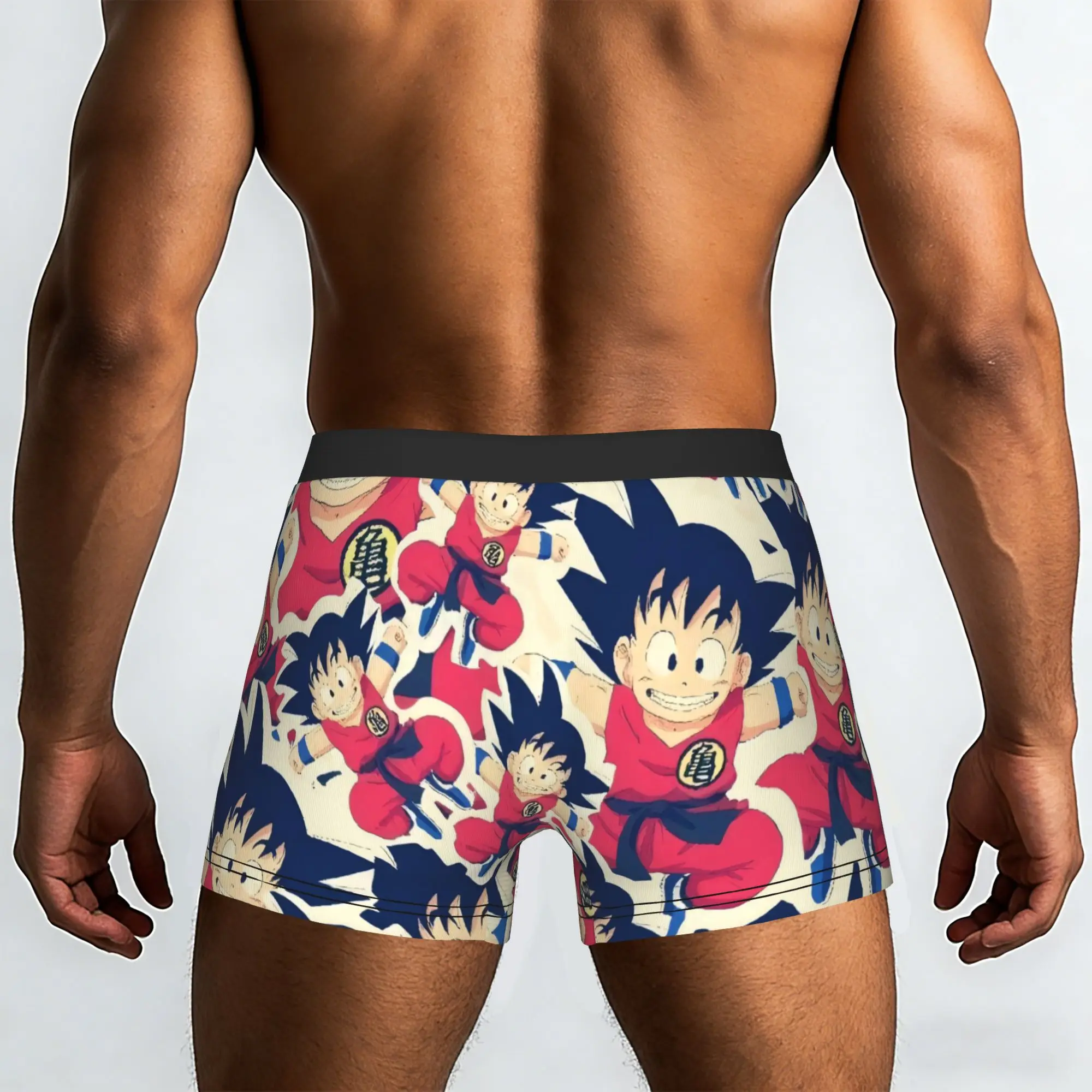 Childhood Goku Pattern Dragon Ball Underpants Homme Panties Man Underwear Ventilate Shorts Boxer Briefs