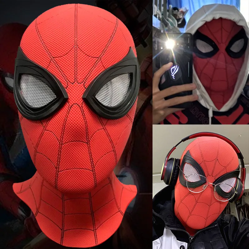 2024 New Marvel Legends Spiderman Figure Mask Faceshell Cosplay Costumes Superhero Halloween Dress Up Birthday Gifts Toys