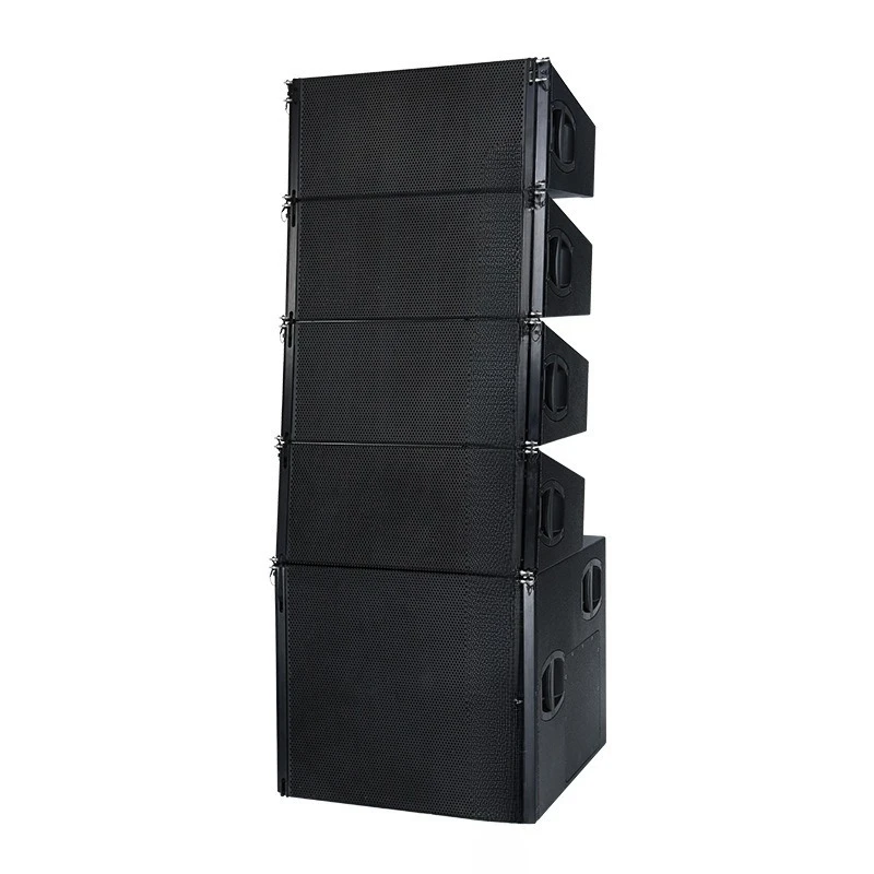 YWL double 10-inch three-way line array audio high-power outdoor wedding professional stage performance waterproof speaker set