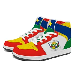 Dropshipping Print On Demand Men Women Custom Sneaker Shoes Central African Flag Custom Printing Free Shipping