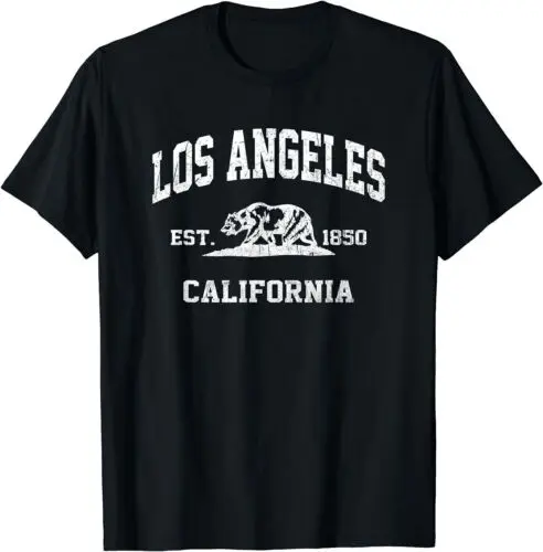 

Los Angeles California CA vintage State Athletic style T-Shirt Thanksgiving Day