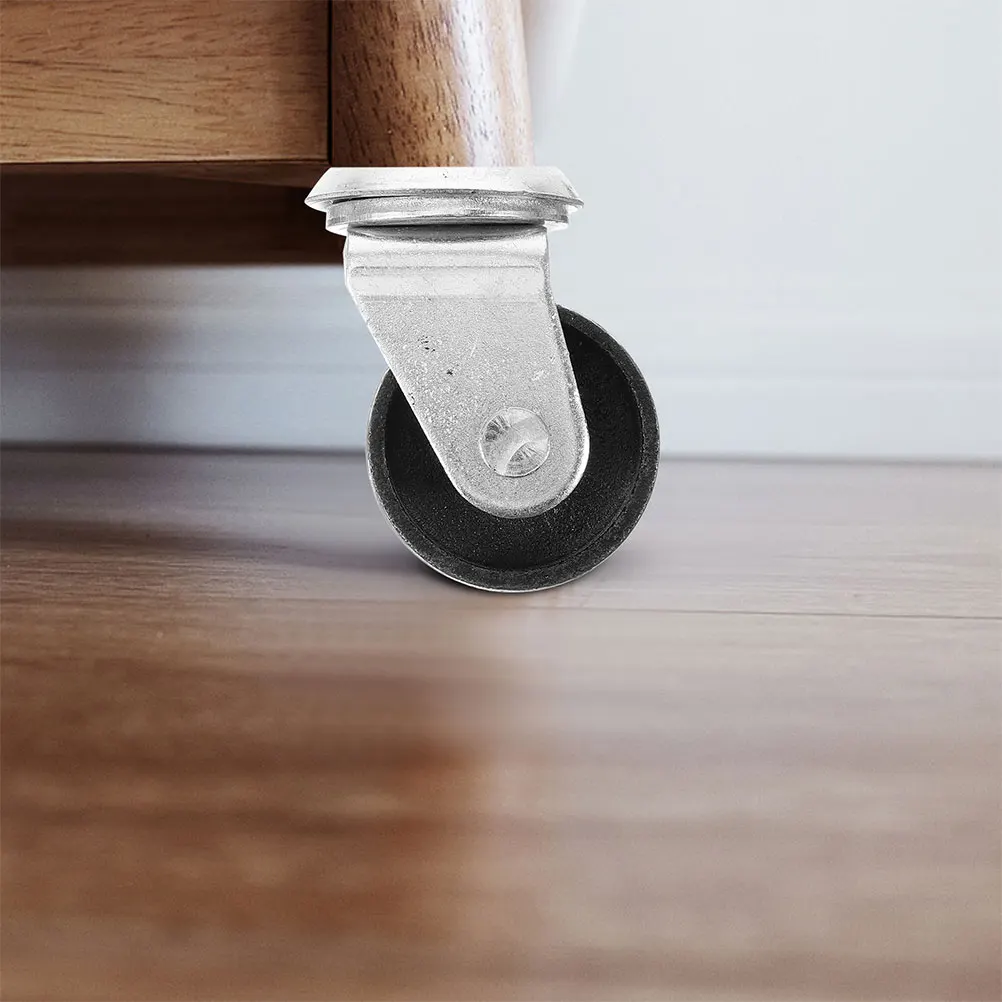 

2Pcs Hydraulic Jack Caster Wheels Heavy Duty Metal Replacement Horizontal Casters Garage Floor Jack Accessories