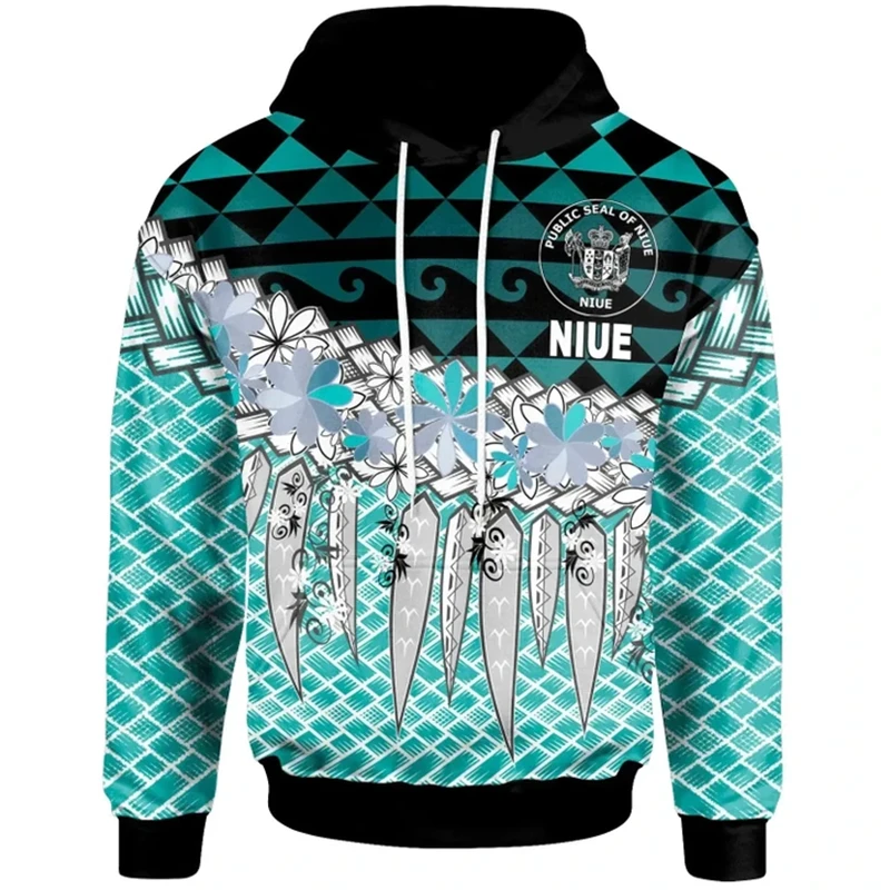 

Niue Flag Map 3D Printed Hoodies For Men Clothes Niuean National Emblem Sweatshirts Casual Unisex Hoodie Boy Hoody Tracksuit Top