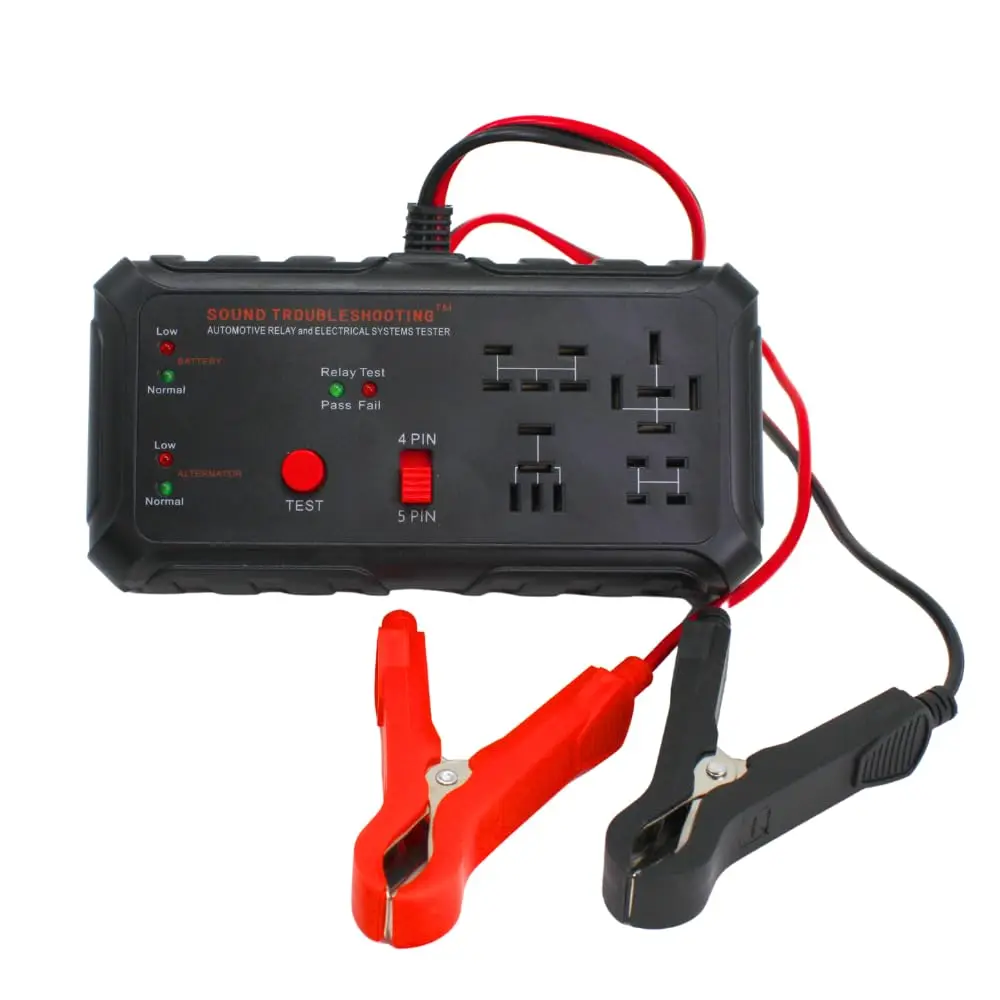 

12V Automotive Relay Tester - Car Battery & Alternator Test Kit | 4/5 Pin Relay Tester