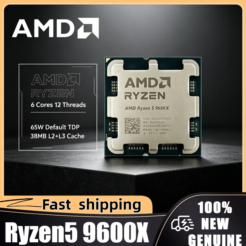 Processador AMD Ryzen 5 9600X 5.4GHz AM5 6-Core Zen 5
