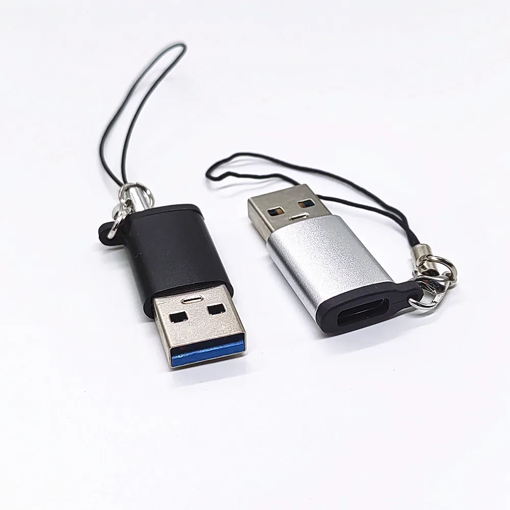 USB C Female to USB-A Male Adapter Data Sync Charging - Compatible with Laptop, PC, Charger, Power Bank, Quest Link