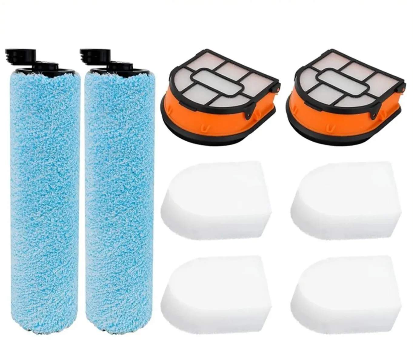 

Roller Brush and Filter Replacement for SHARK WD161 WD261 AW261 WD101 AW302 WD201 Wet Dry Vacuum Cleaner Parts，quick replacement