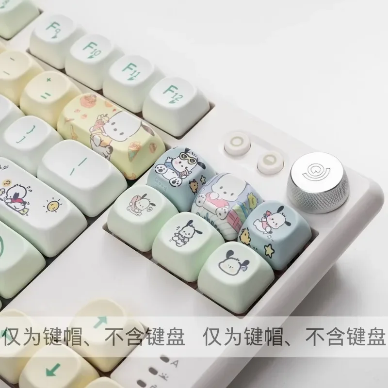 MINISO Sanrio-Serie Pochacco MOA-Höhe PBT-Wärmesublimations-Tastenkappe, kompatibel mit mechanischer Tastatur