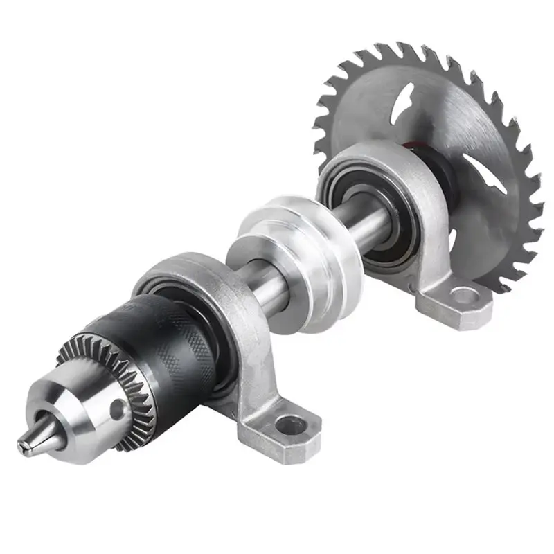 ABUI-DIY Woodworking Spindle Bearing Seat Drill Chuck Set Grinding Cutting Collet Tool Kit Woodworking Cutting Machines