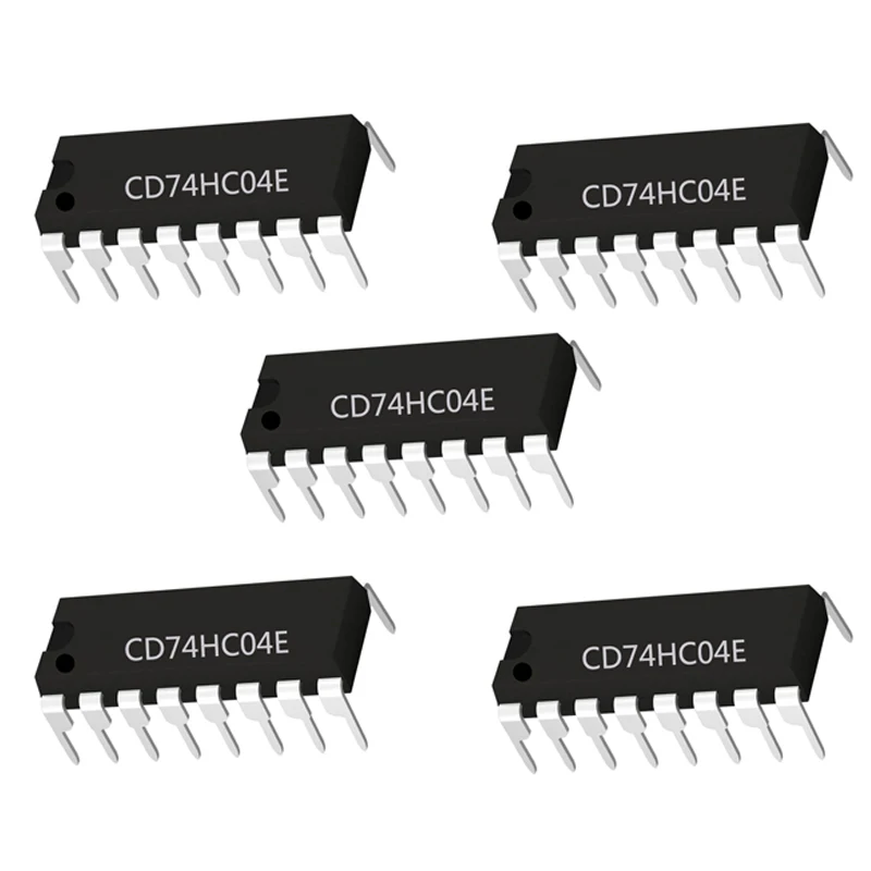 CMOS مفتاح رباعي ثنائي رقاقة IC ، CD4066 ، CD4070 ، CD4071 ، CD74HC04E ، DIP-14 ، 5