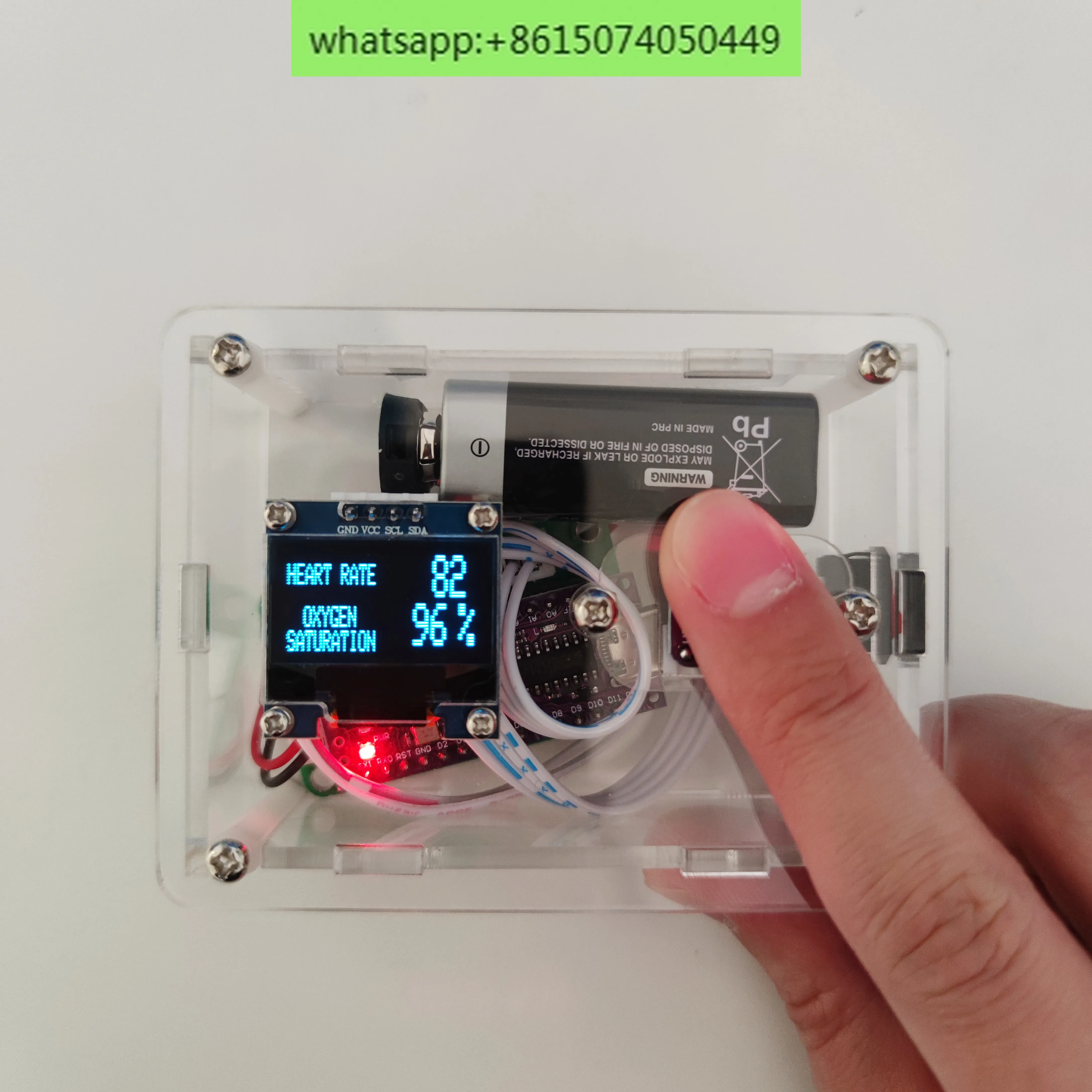 

Student Technology Production DIY Creative Toy Oximeter Children's Technology Handmade Heart Rate Innovation Technology