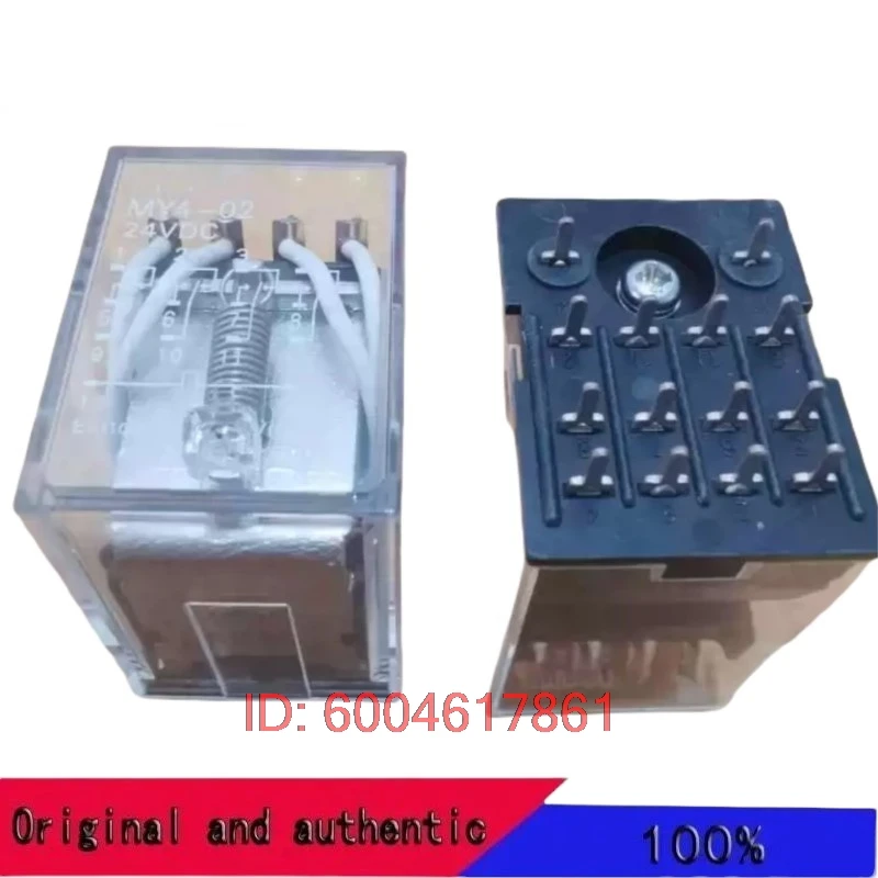1PCS 100% New original MY4-02 MY4-02-12VDC MY4-02-24VDC MY4-02-48VDC  14PIN RELAY