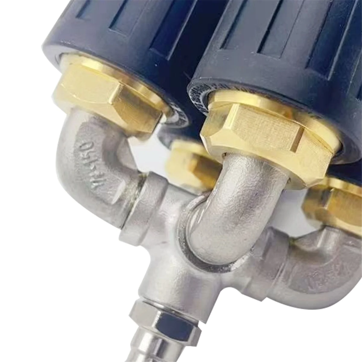 غسالة ضغط بفوهة توربينية جديدة 4 في 1، فتحة 2.0 رباعية، 360 درجة ° فوهة توربينية دوارة، موصل سريع 1/4 بوصة، أسود #5