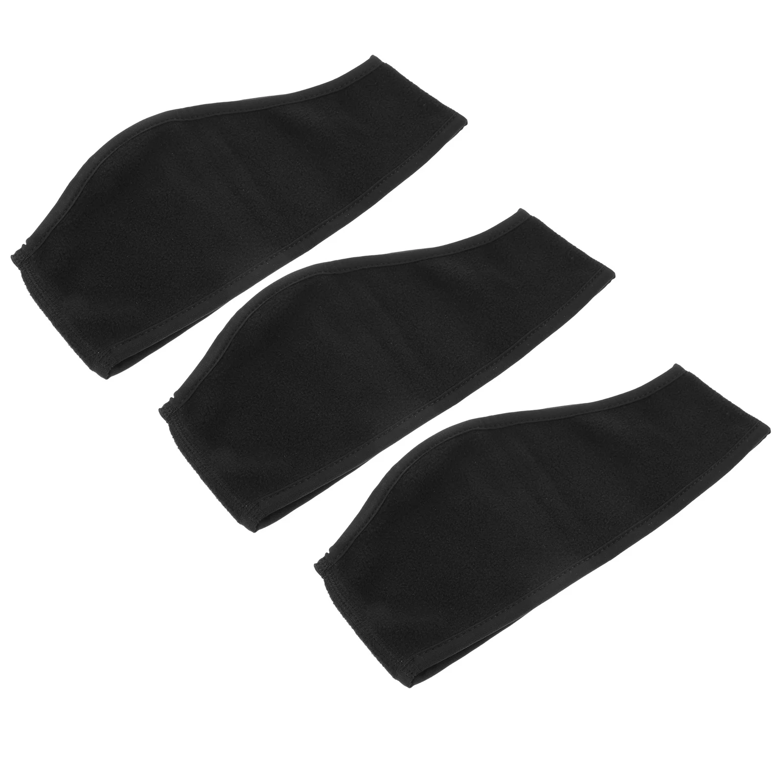

3Pcs Winter Headband Windproof Elastic Polar Fleece Ear Warmer Lightweight Outdoor Running Cycling Head Wrap Winter Ear Warmer