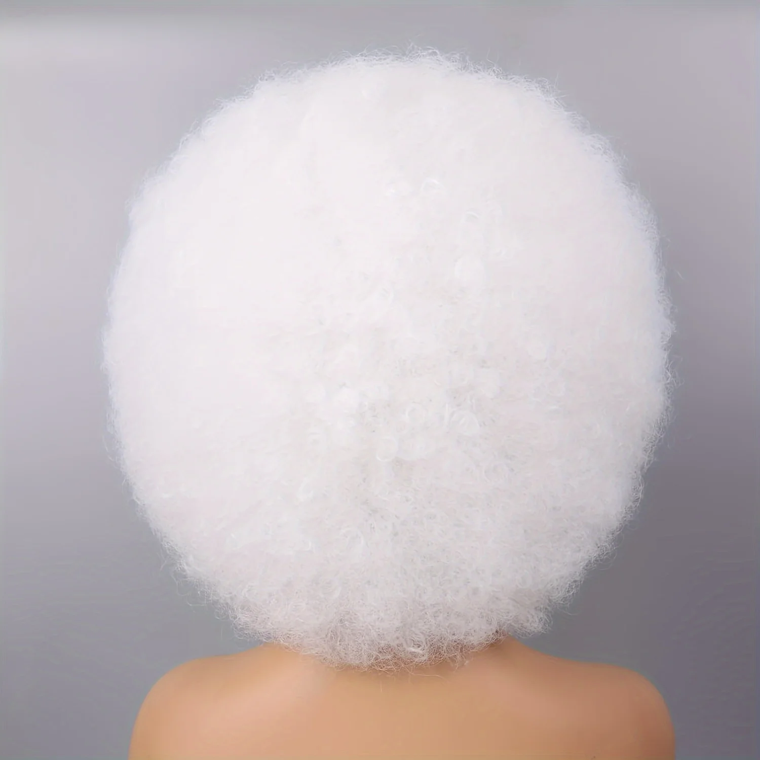 Synthetische 6-farbige 70er-Jahre-Rock-Punk-Afro-Perücken – synthetisches lockiges Haar, stilvolles Design, perfekt für Halloween-Cosplay für Herren/Damen – Detail 3