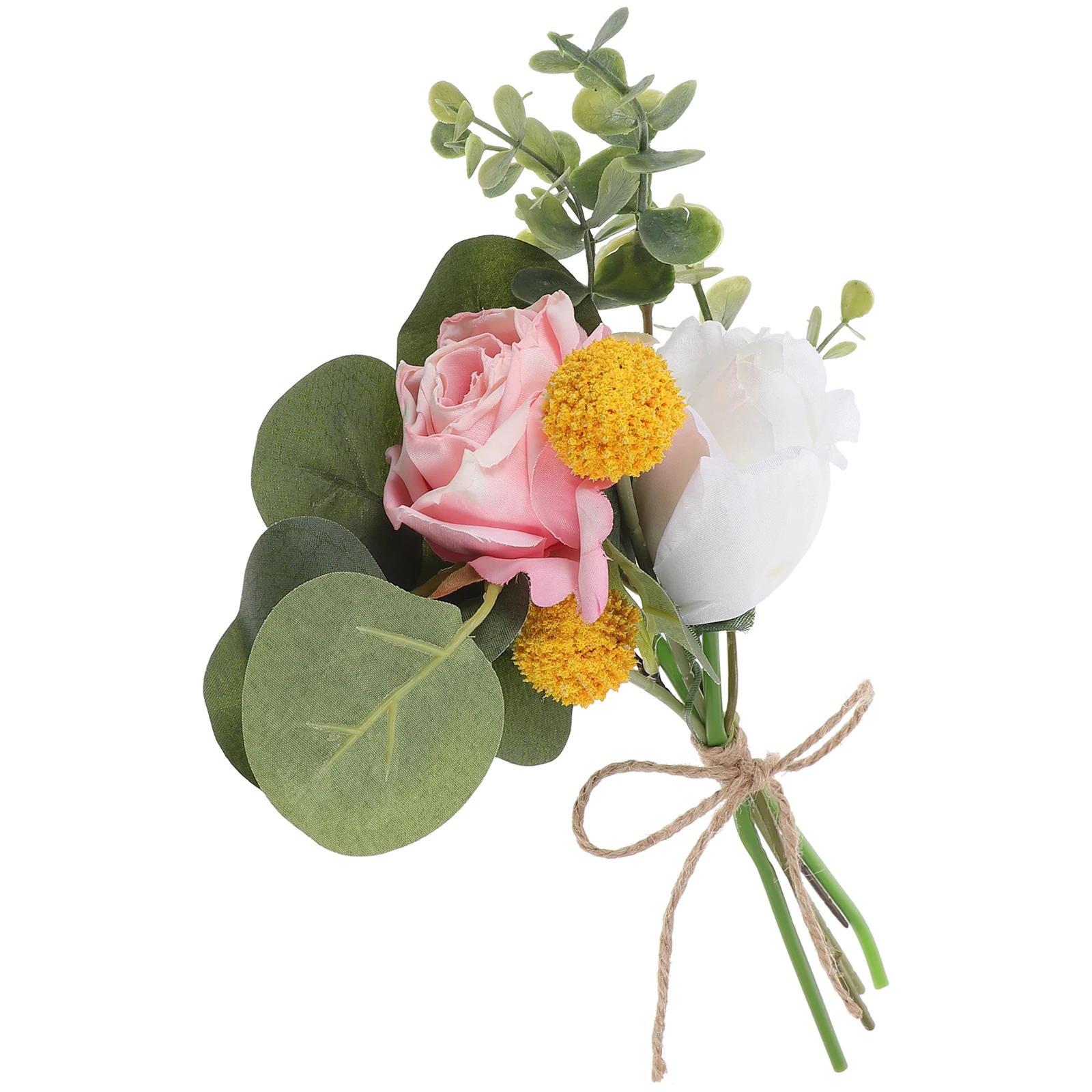 

Artificial Flower Bouquet Faux Floral Decor Plastic Flowers for Table Dining Centerpiece RealisticFlowers Home Office