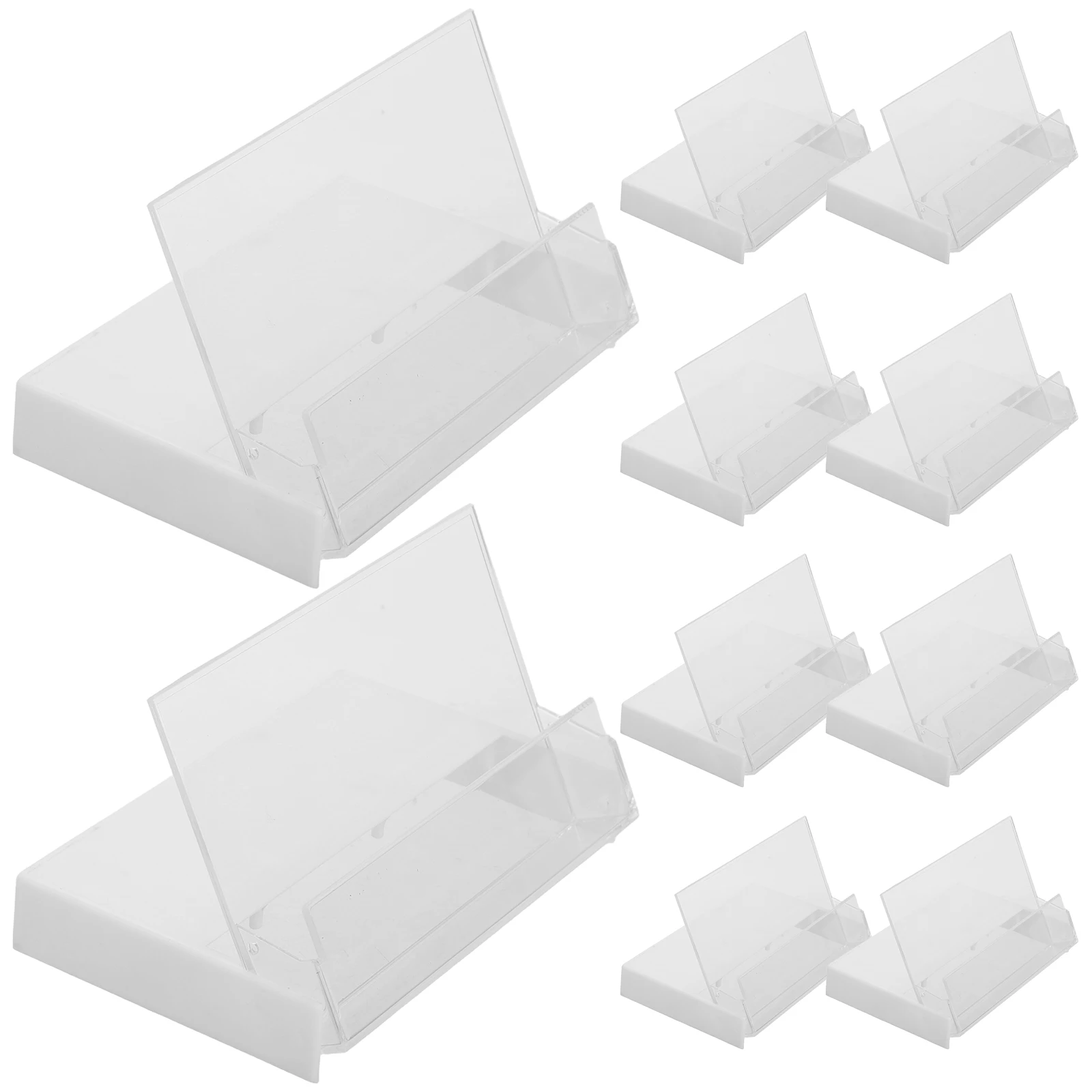

10Pcs Cassette Tape Protector Storage Box Audio Cassette Case Organizer For Audio Storage Carrying Solution Tape Recording Holde