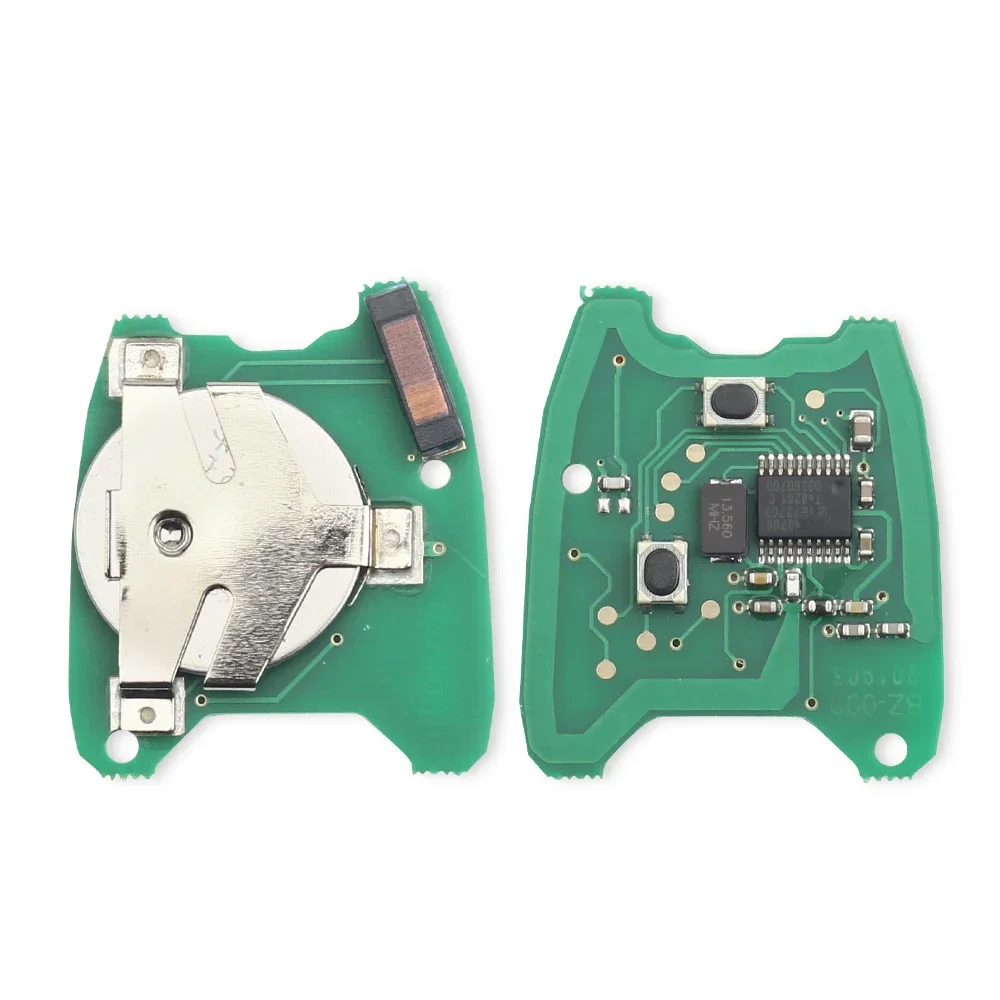 Keyyou para peugeot 106 107 206 306 307 207 407 parceiro para citroen c1 c2 c3 c4 saxo picasso 1 peça chave remota do carro 433mhz id46